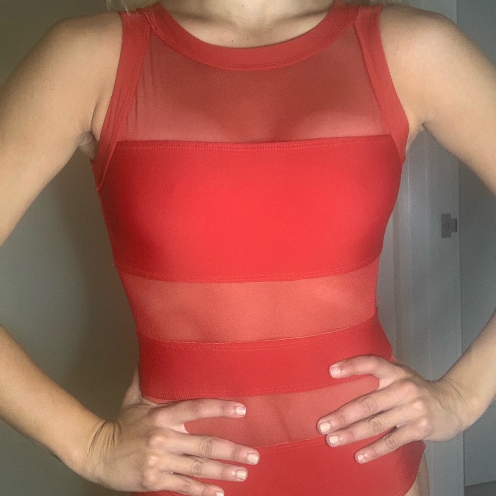 Ilo Gear I Heart You Mesh Leotard